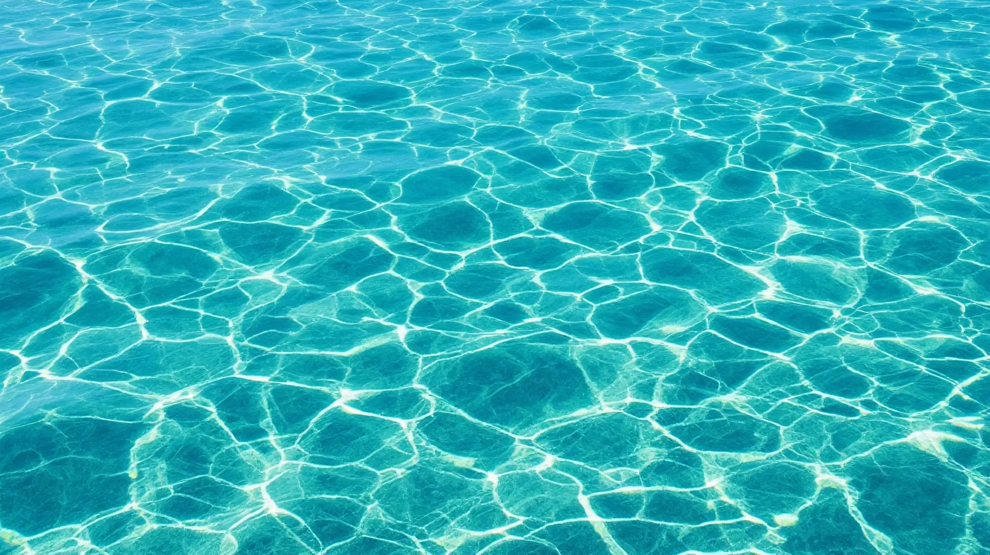 Clear water surface
